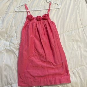 Crewcuts pink rose dress